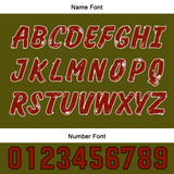 Custom Army Green Basketball Jersey Uniform Suit Printed Your Logo Name Number