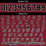 Custom Crimson Black Varsity Jackets for Men Women Youth Personalized Letterman Jackets