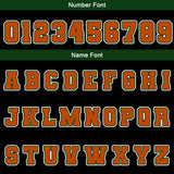 Custom Black Orange Green Waterproof Varsity Jackets Personalized Stitched Name Number Logo to Letterman Jackets