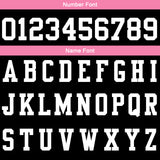 Custom Black Pink Football Gradient Polo Shirts  Add Your Unique Logo/Name/Number