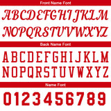 Custom White-Red Basketball Jersey for Men Women Adult Youth Stitched Name Number Logo