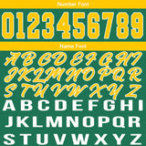 Custom Green Yellow Basketball Jersey for Men Women Adult Youth Stitched Name Number Logo