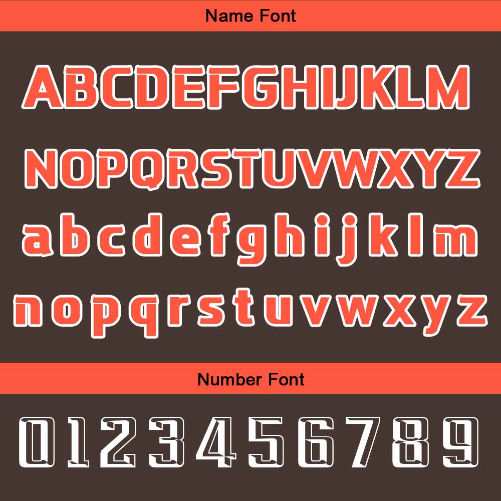 Custom Brown Orange Basketball Jersey Uniform Suit Printed Your Logo Name Number