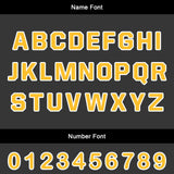 Custom Blue Yellow Soccer Uniform Jersey Kids Adults Personalized Set Jersey Shirt