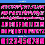 Custom Blue Pink Basketball Jersey Uniform Suit Printed Your Logo Name Number