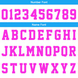 Custom Blue Light Pink Reversible Basketball Suit for Adults and Kids Personalized Jersey
