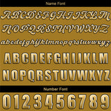 Custom Earthy Yellow Baseball Jersey Print Personalized Name, Number and Logo