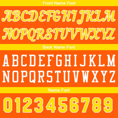Custom Orange-Yellow Basketball Jersey for Men Women Adult Youth Stitched Name Number Logo