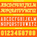 Custom Orange-Yellow Basketball Jersey for Men Women Adult Youth Stitched Name Number Logo