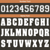 Custom Dull Grey Orange Football Gradient Polo Shirts  Add Your Unique Logo/Name/Number