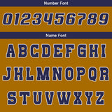 Custom Brown Navy Reversible Basketball Suit for Adults and Kids Personalized Jersey
