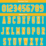 Custom Cyan Yellow Reversible Basketball Suit for Adults and Kids Personalized Jersey