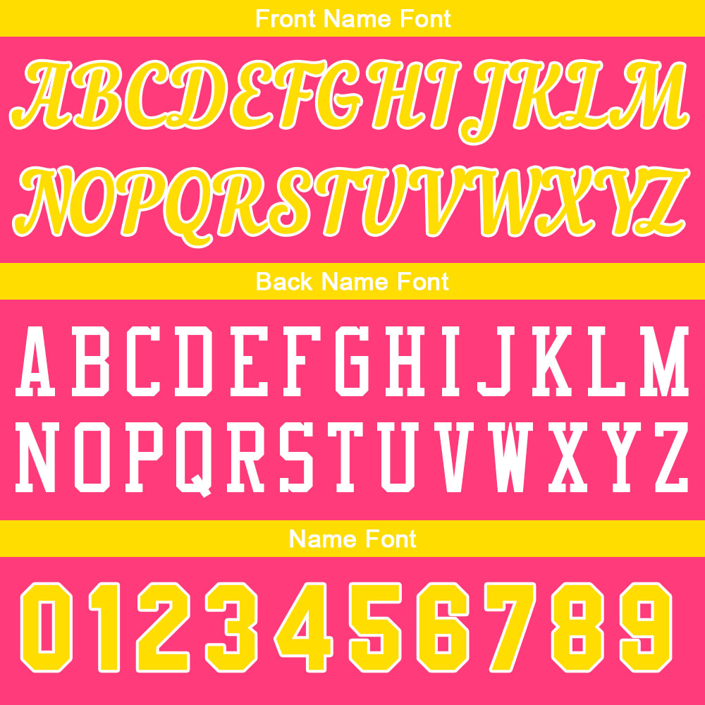 Custom Pink-Yellow Basketball Jersey for Men Women Adult Youth Stitched Name Number Logo