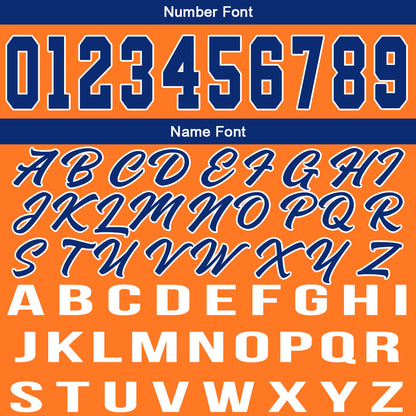 Custom Orange Royal Basketball Jersey for Men Women Adult Youth Stitched Name Number Logo