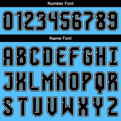 Custom Blue Black White Basketball Jersey Uniform Suit Printed Your Logo Name Number