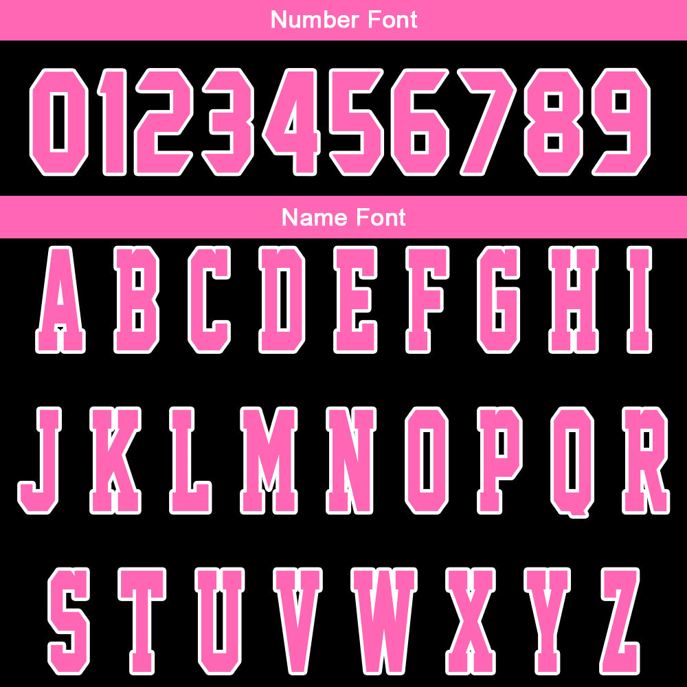 Custom Black Pink Reversible Basketball Suit for Adults and Kids Personalized Jersey