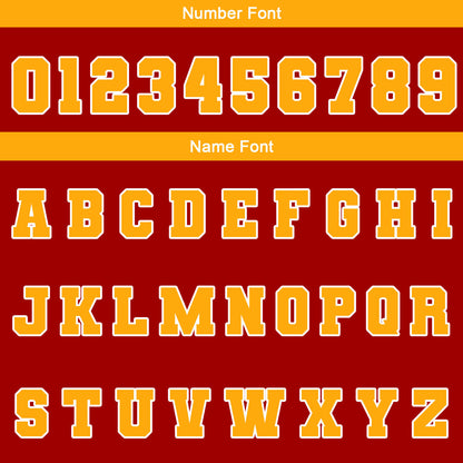 Custom Red White Yellow Waterproof Varsity Jackets Personalized Stitched Name Number Logo to Letterman Jackets