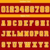 Custom Red White Yellow Waterproof Varsity Jackets Personalized Stitched Name Number Logo to Letterman Jackets