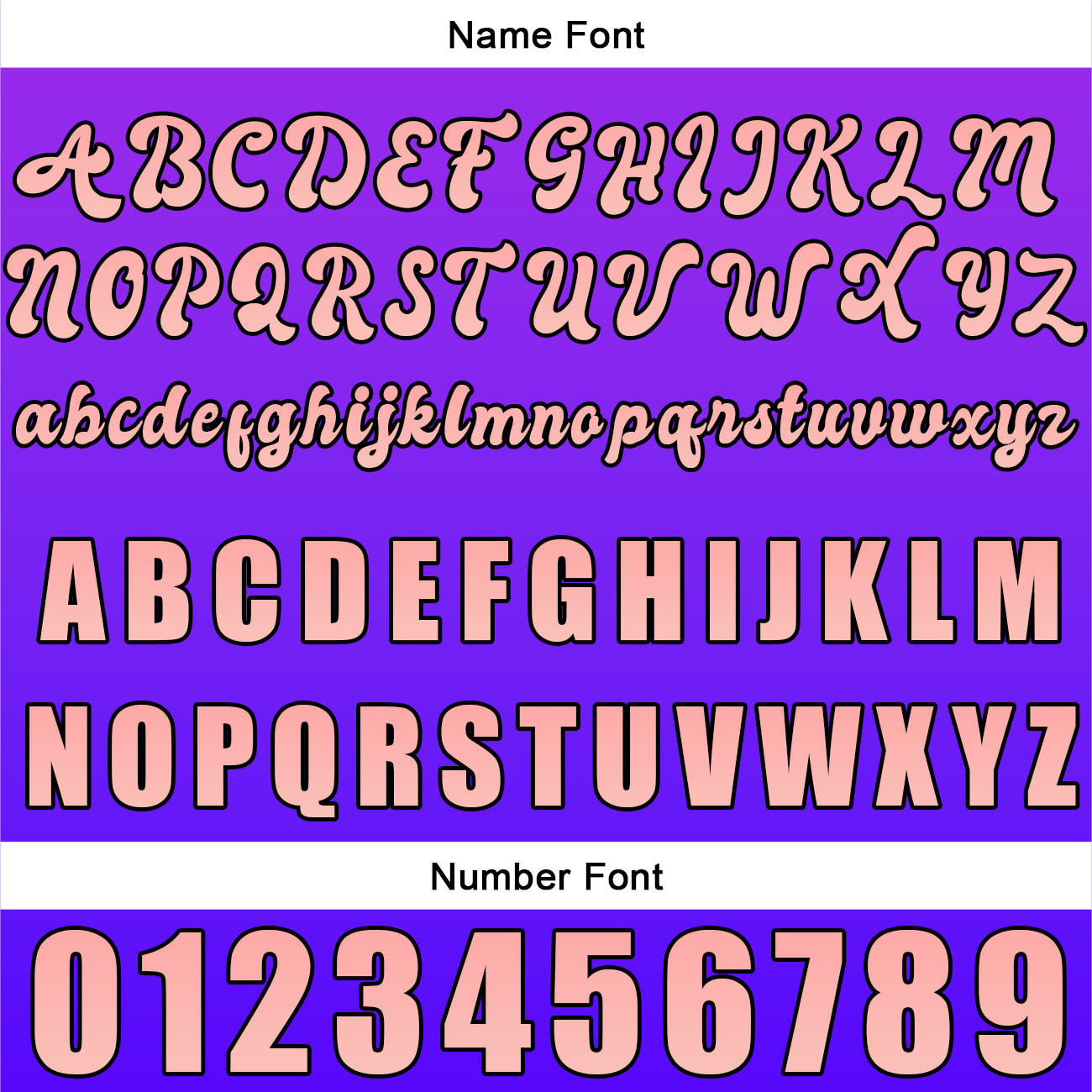 Custom Purple Baseball Jersey Print Personalized Name, Number and Logo