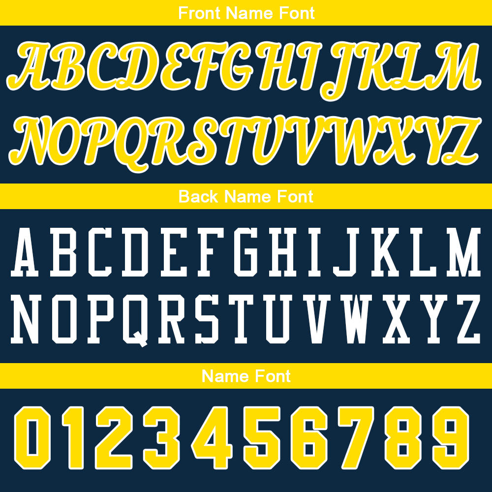 Custom Dark Blue-Yellow Basketball Jersey for Men Women Adult Youth Stitched Name Number Logo
