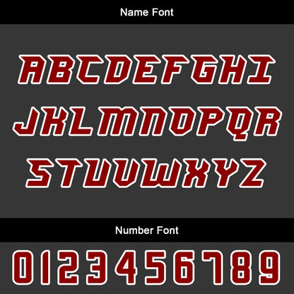 Custom Red Basketball Jersey Uniform Suit Printed Your Logo Name Number