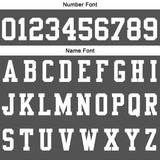 Custom Dull Grey White Football Polo Shirts  Add Your Unique Logo/Name/Number