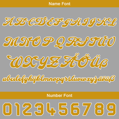 Custom Black Old Gold Baseball Jersey Personalized Gradient Team Uniforms Shirt with Name Number