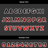 Custom Red Basketball Jersey Uniform Suit Printed Your Logo Name Number