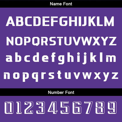 Custom Purple Basketball Jersey Uniform Suit Printed Your Logo Name Number
