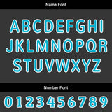 Custom Blue Basketball Jersey Uniform Suit Printed Your Logo Name Number