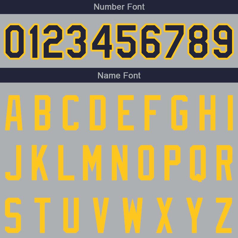 Custom Stitched Basketball Jersey for Men, Women And Kids Gray-Navy-Yellow