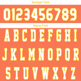 Custom Orange White Yellow Reversible Basketball Suit for Adults and Kids Personalized Jersey