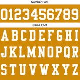 Custom Brown White Football Polo Shirts  Add Your Unique Logo/Name/Number