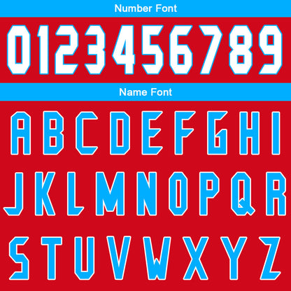 Custom Red Blue Basketball Jersey Uniform Suit Printed Your Logo Name Number