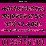 Custom Rose Pink Black Baseball Jersey Personalized Gradient Team Uniforms Shirt with Name Number