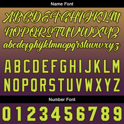 Custom Purple Baseball Jersey Print Personalized Name, Number and Logo