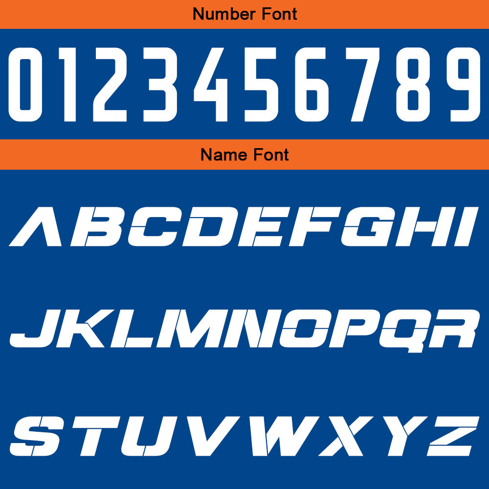 Custom Blue Orange Reversible Basketball Suit for Adults and Kids Personalized Jersey