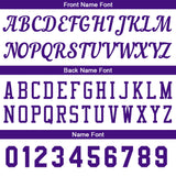 Custom White-Purple Basketball Jersey for Men Women Adult Youth Stitched Name Number Logo