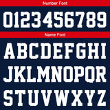 Custom Navy Red Short Sleeve Hoodies for Men Women Shirts with Hoods Printed Name Logo