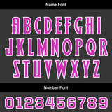 Custom Black Purple Uniform Jersey Kids Adults Personalized Set Jersey Shirt