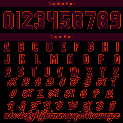 Custom Marroon Black Orange Varsity Jackets for Men Women Youth Personalized Letterman Jackets