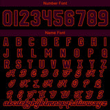 Custom Marroon Black Orange Varsity Jackets for Men Women Youth Personalized Letterman Jackets