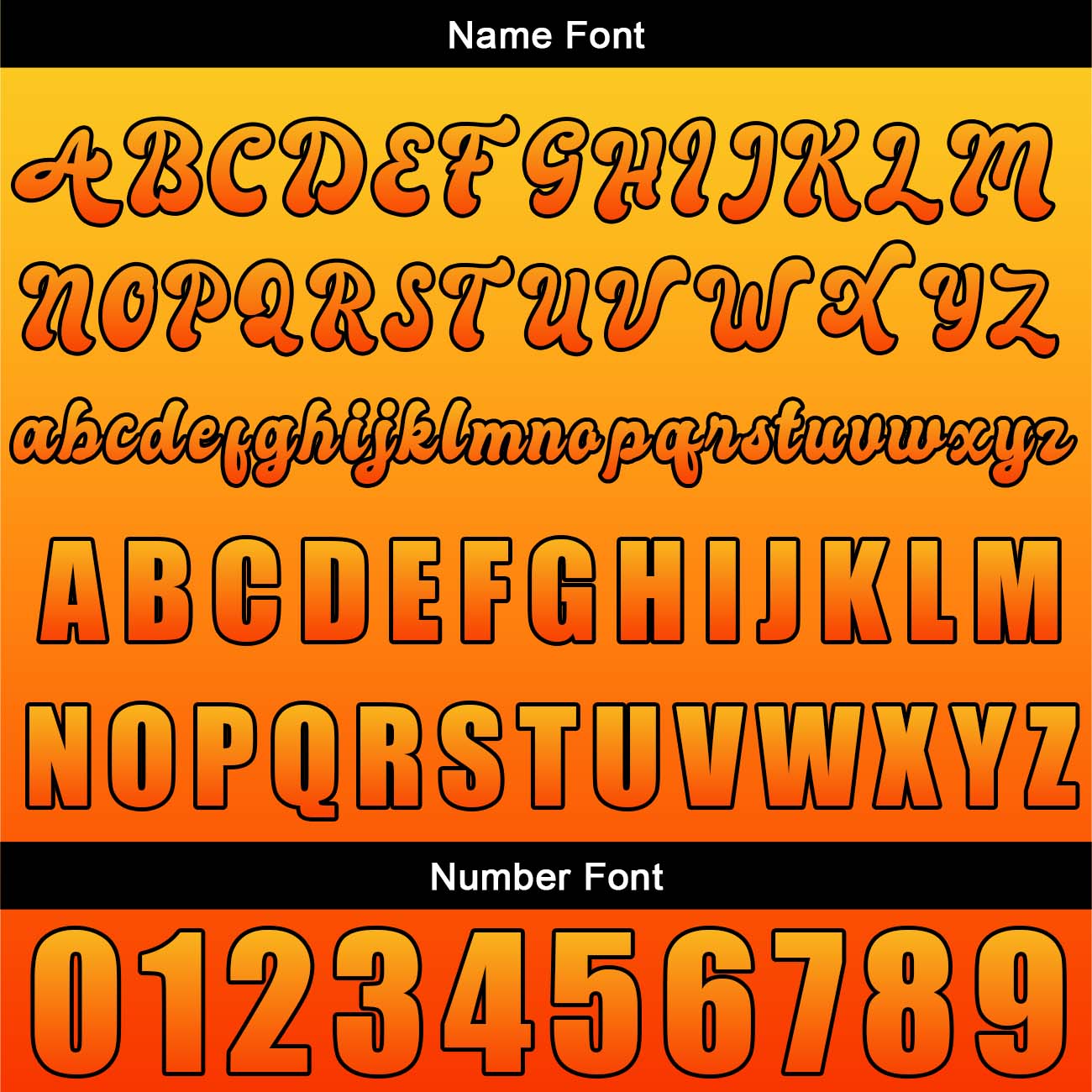 Custom Orange Baseball Jersey Print Personalized Name, Number and Logo