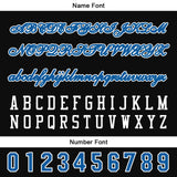 Custom Black Blue Button Down Baseball Jersey for Men Women Adult Youth Print Name Number Logo
