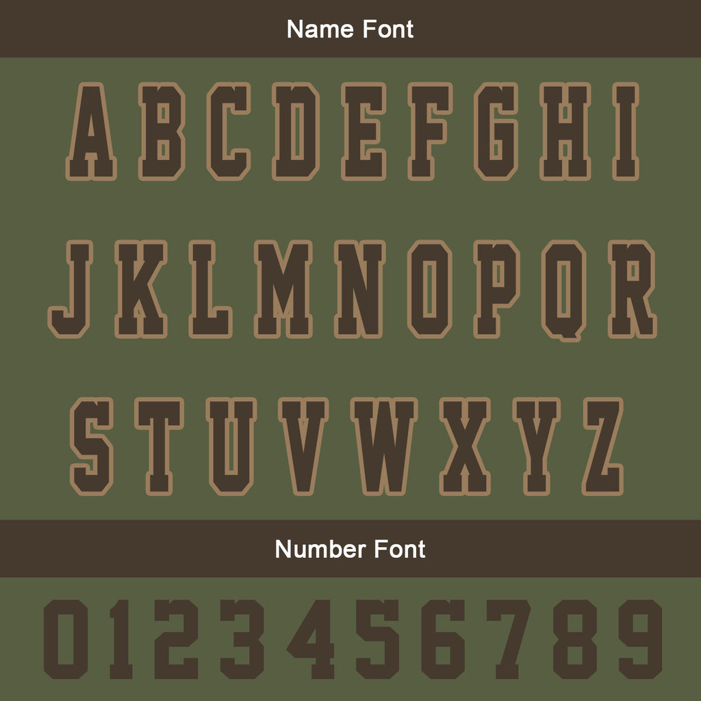 Custom Brown Olive Green Varsity Jackets for Men Women Youth Personalized Letterman Jackets