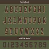 Custom Brown Olive Green Varsity Jackets for Men Women Youth Personalized Letterman Jackets