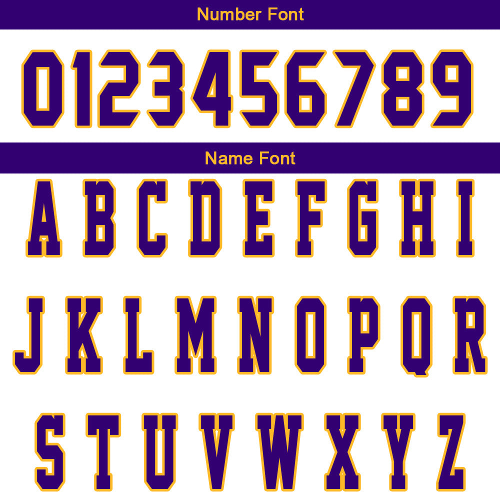 Custom White Purple Yellow Reversible Basketball Suit for Adults and Kids Personalized Jersey