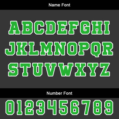 Custom Black Green Basketball Jersey Uniform Suit Printed Your Logo Name Number