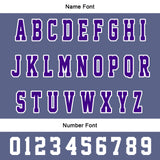 Custom White Purple Varsity Jackets for Men Women Youth Personalized Letterman Jackets