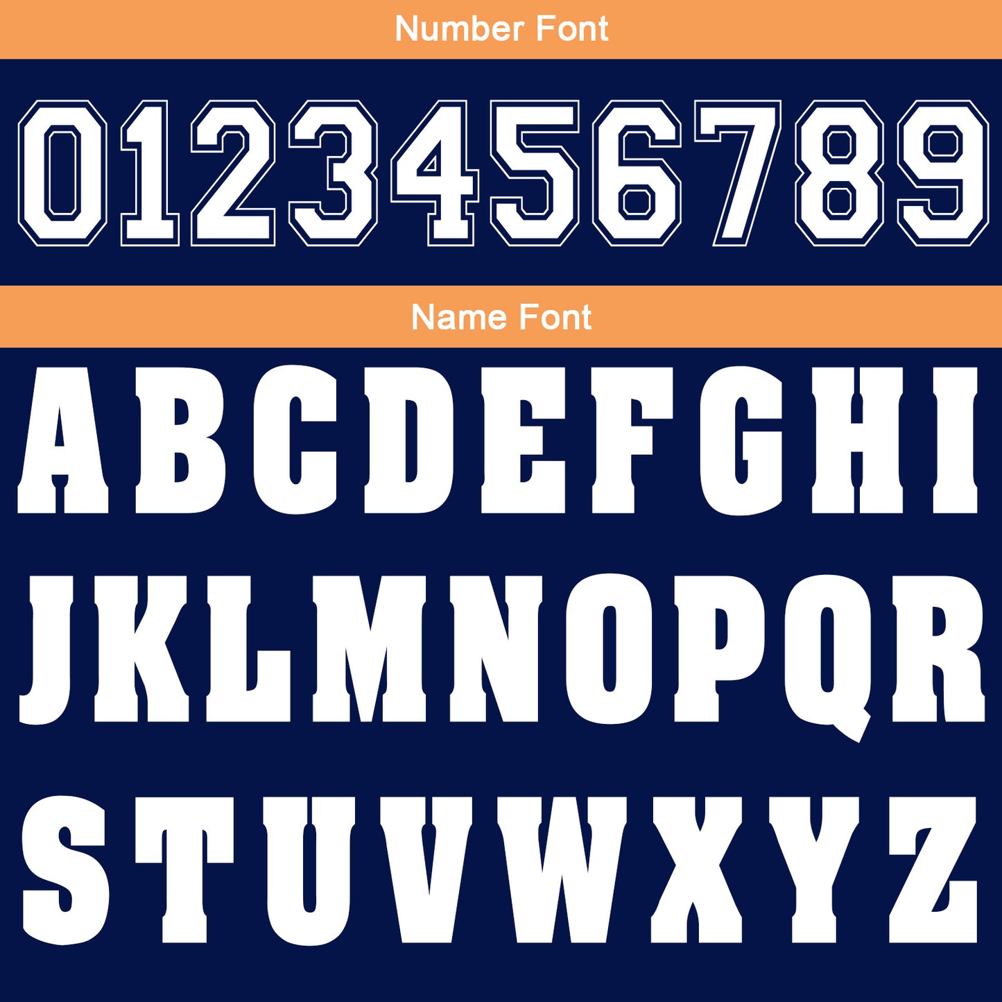 Custom Navy Orange Football Gradient Polo Shirts  Add Your Unique Logo/Name/Number